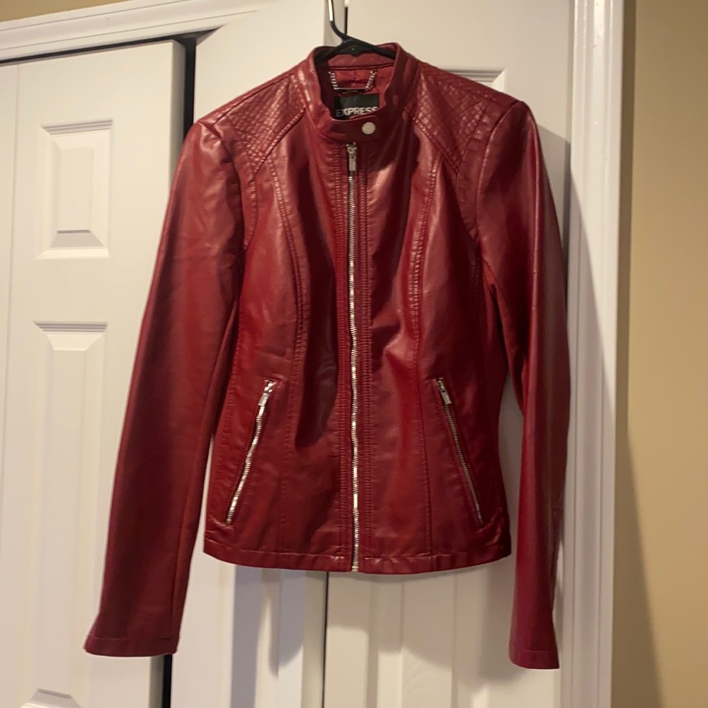 Express faux leather jacket